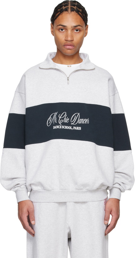 Photo: ABRA Gray & Navy School Zipped Sweatshirt