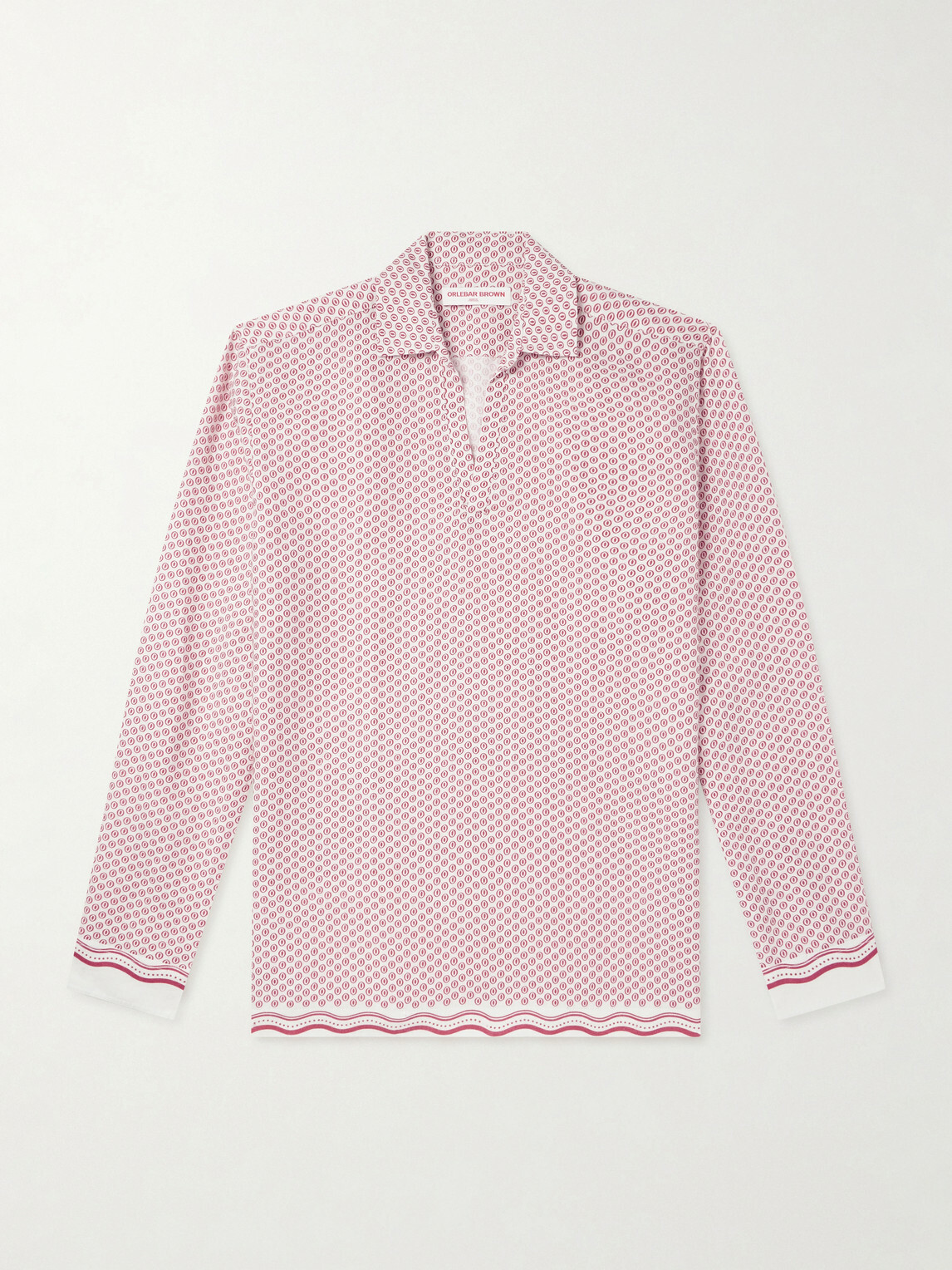 Orlebar Brown - Ridley Printed Linen Shirt - Pink
