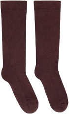 Rick Owens DRKSHDW Purple Luxor Socks