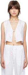 LESET White Yoko Camisole