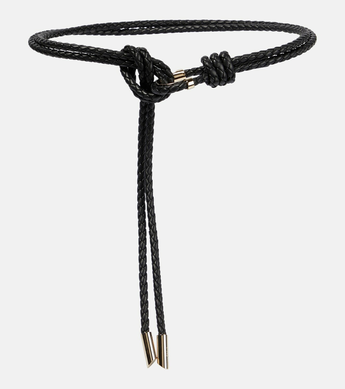 Chloé Poppy braided leather belt Chloe