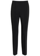 Rohe Straight-leg Stretch-crepe Trousers Black
