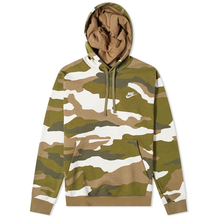 Photo: Nike Club Camo Popover Hoody