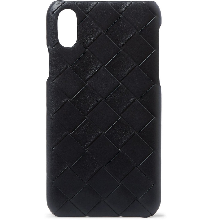 Photo: Bottega Veneta - Intrecciato Leather iPhone X Case - Blue