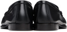 Dries Van Noten Black Leather Loafers