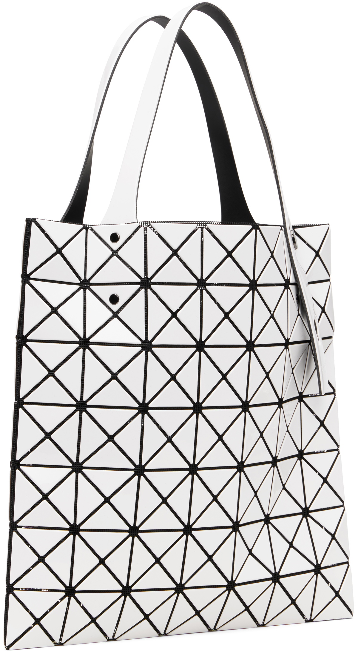 BAO BAO ISSEY MIYAKE White Prism Basics Tote Bao Bao Issey Miyake