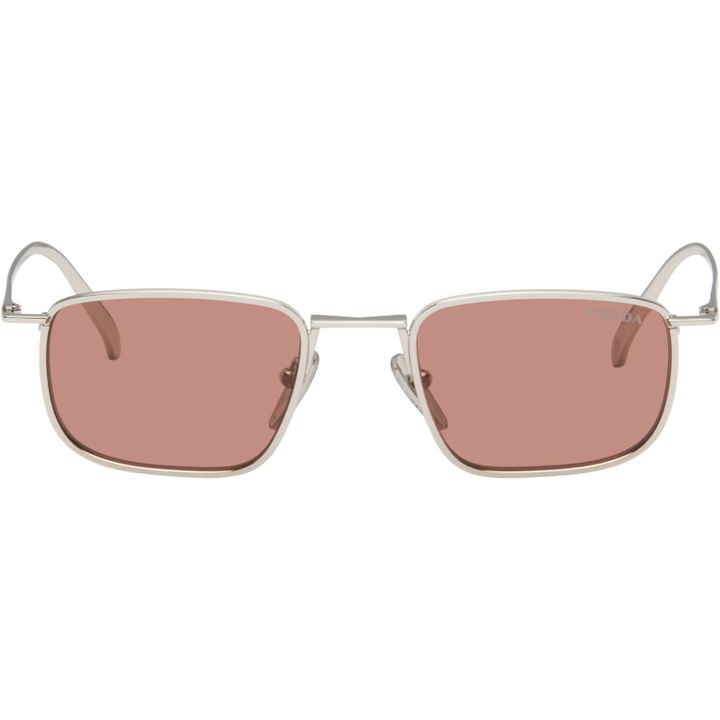 Photo: Prada Eyewear Silver PR D52S Sunglasses