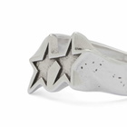TwoJeys Tilted Icon Ring in Silver