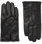 Hugo Boss - Hainz3 Leather Gloves - Black