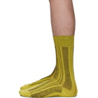 Issey Miyake Men Yellow Shima Socks