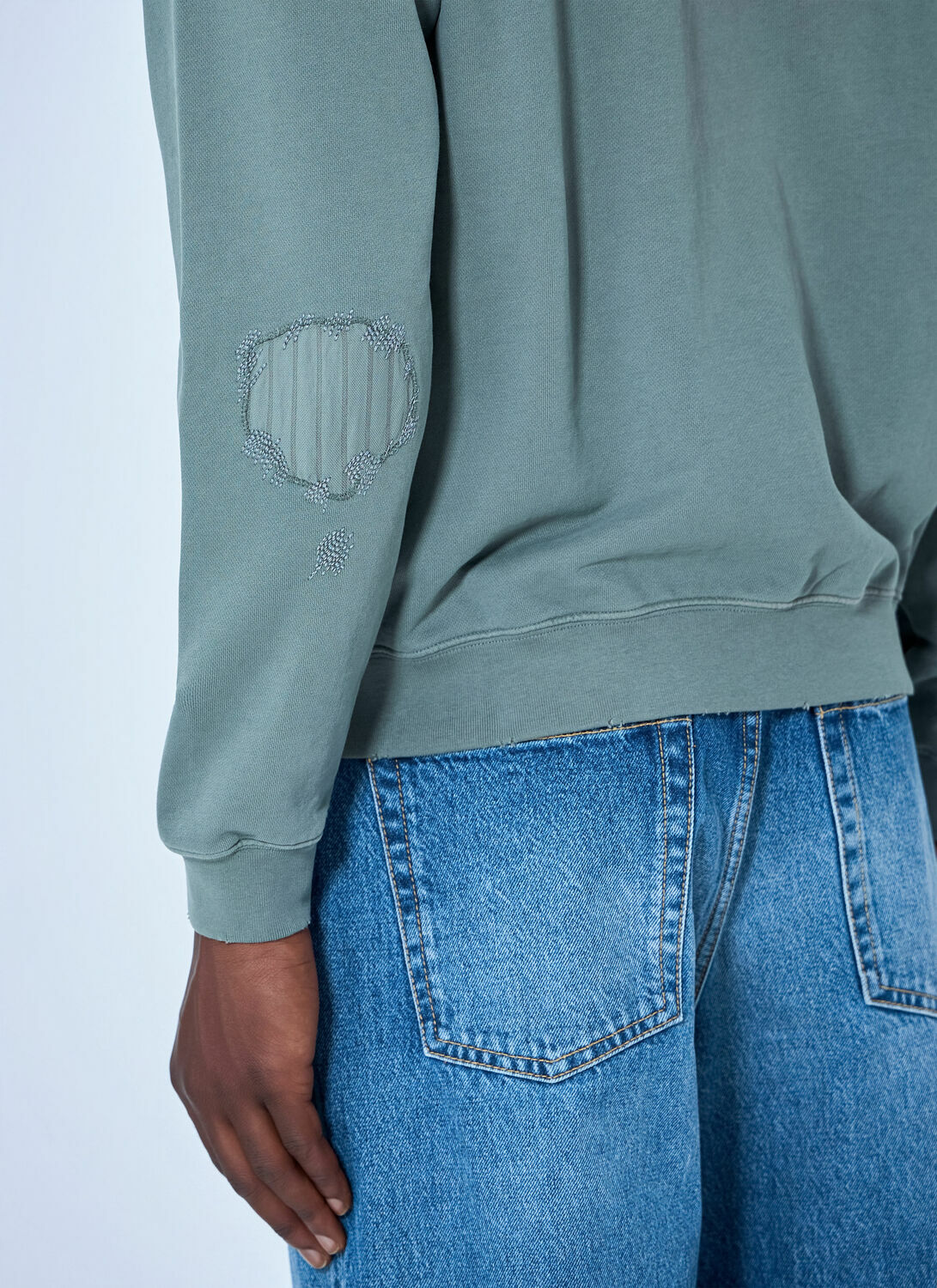 Acne Studios Mended Fleece Hoodie