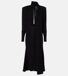 Mugler Crêpe midi dress