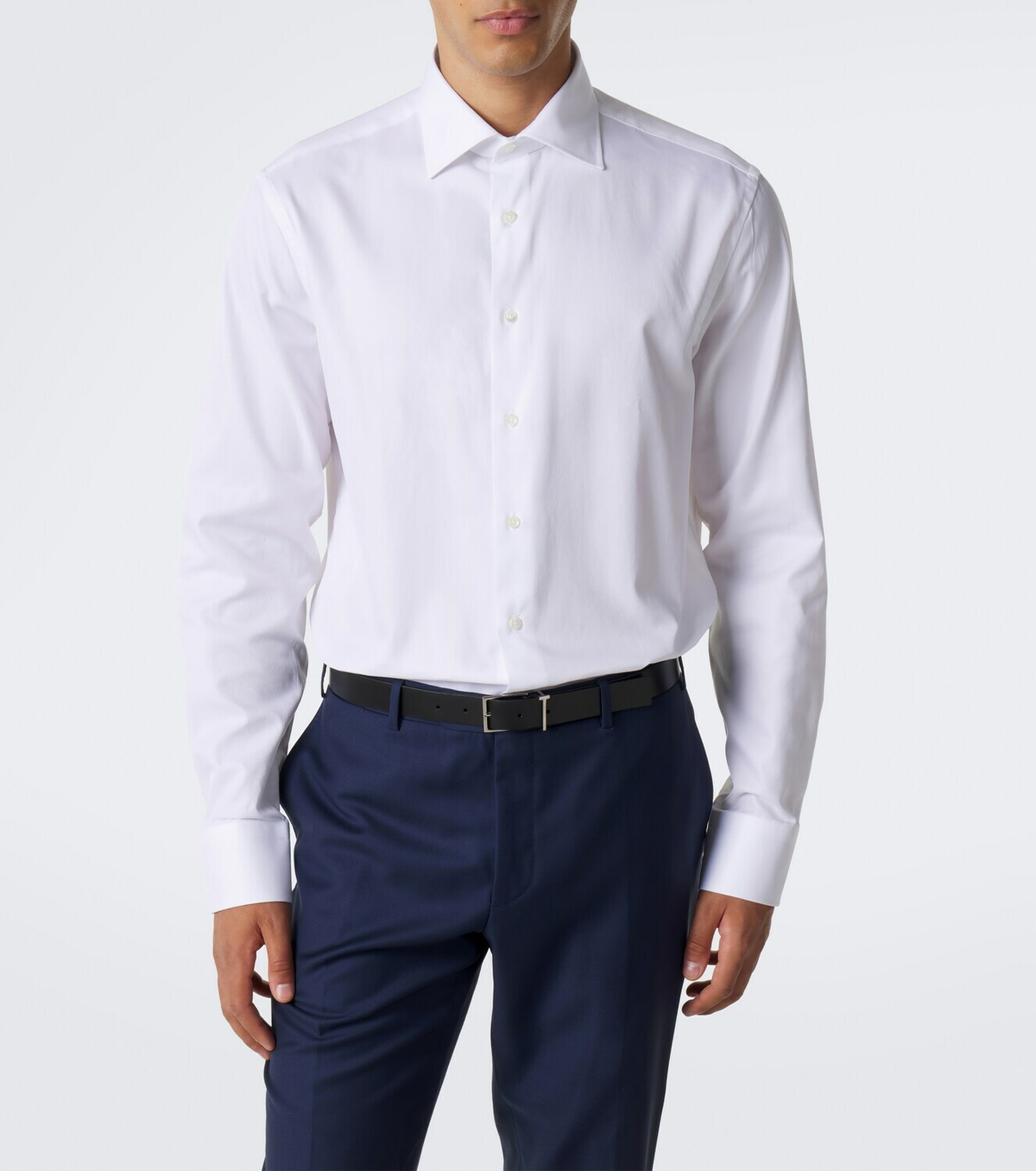 Canali Cotton poplin shirt