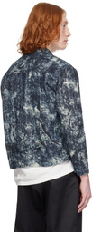 Taiga Takahashi Indigo & Off-White Lot. 703 Denim Jacket