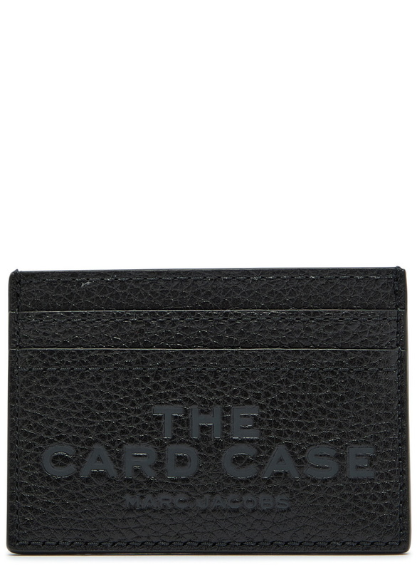 Photo: Marc Jacobs The Card Case Grained Leather Card Holder - Black - One Size