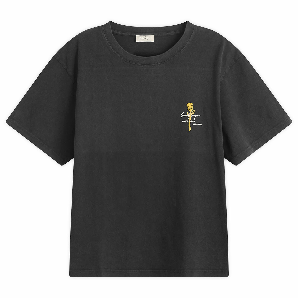 Second/Layer Men's La Rosa Baggy Baby T-Shirt in Beige Second/Layer