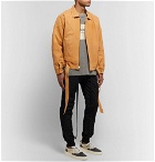 Fear of God - Belted Panelled Nubuck Jacket - Yellow