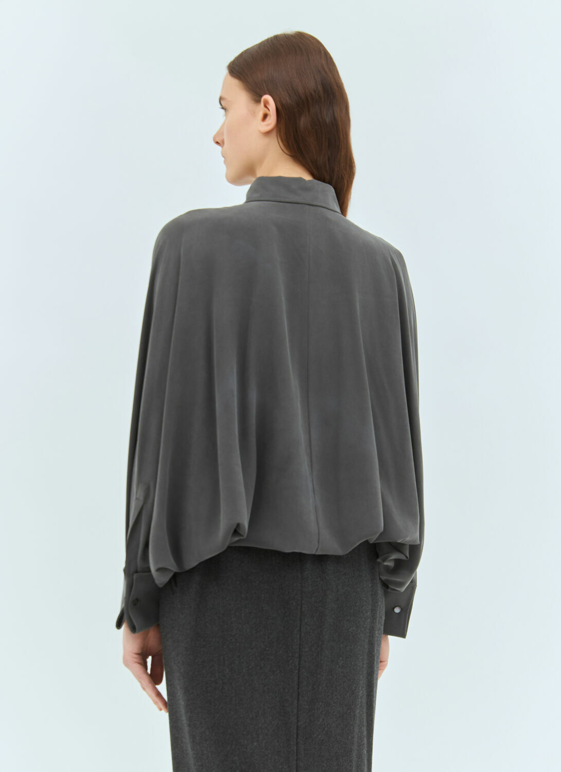 Max Mara Silk Bodysuit Shirt