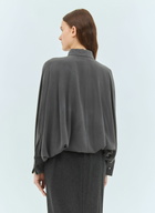Max Mara Silk Bodysuit Shirt