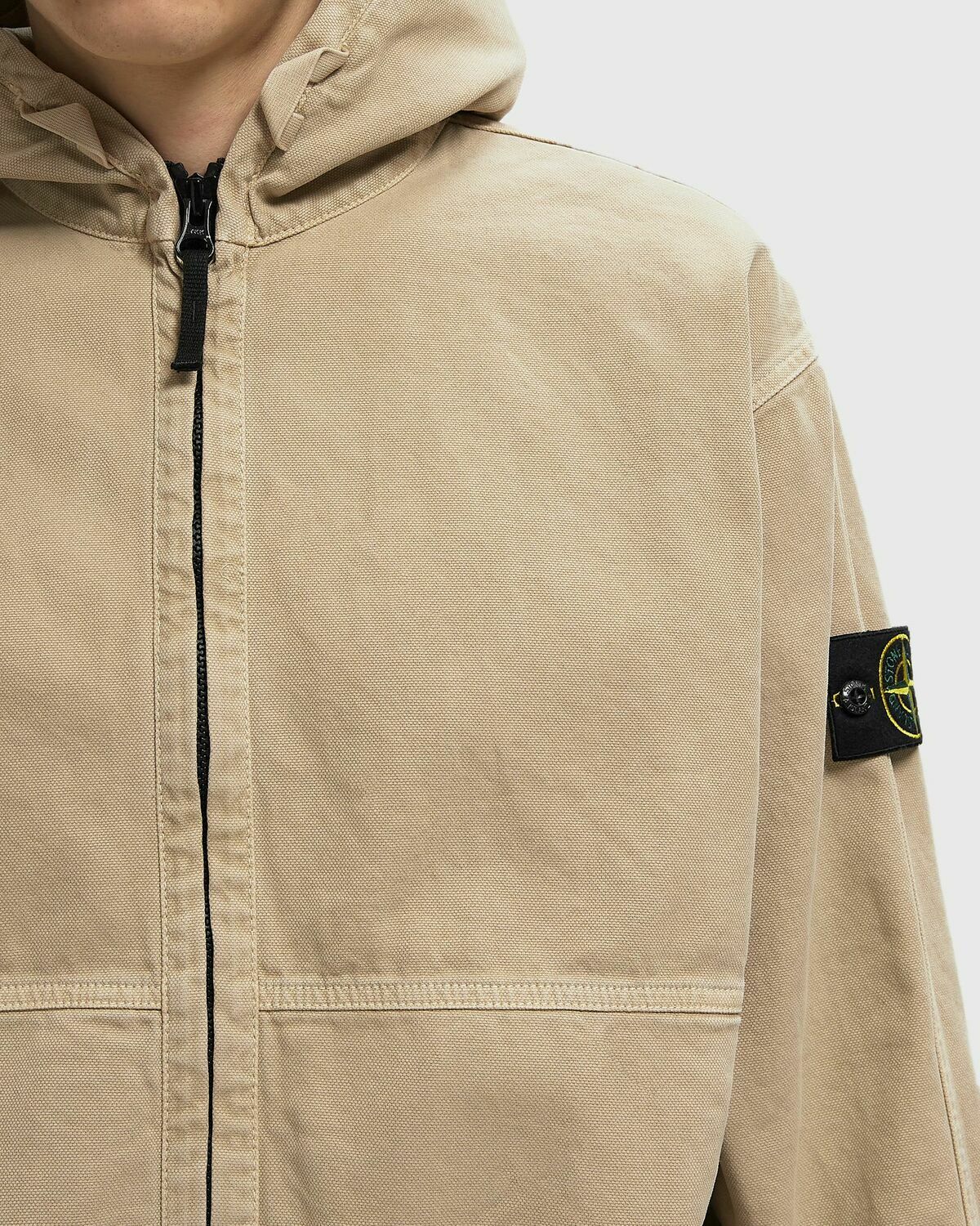 Stone Island HOODIE SWEATER Beige Mens Hoodies/Zipper Stone Island