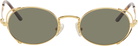 Jean Paul Gaultier Gold 'The 55-3175' Sunglasses