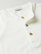 Peter Millar - Lava Wash Stretch-Pima Cotton-Jersey Henley T-Shirt - Neutrals