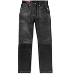 Acne Studios - 1996 Slim-Fit Leather Trousers - Black