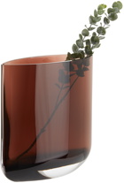 NUDE Glass Purple Glass Blade Vase