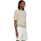 BOSS Beige Logo Patch Polo