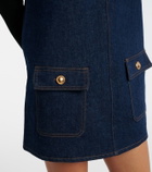 Frame Pinafore denim minidress