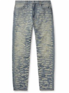 Givenchy - Boro Slim-Fit Distressed Studded Jeans - Blue