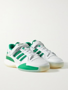 ADIDAS CONSORTIUM - Human Made Forum Leather and Suede Sneakers - White