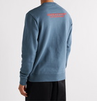 Undercover - Fallen Man Printed Loopback Cotton-Jersey Sweatshirt - Blue