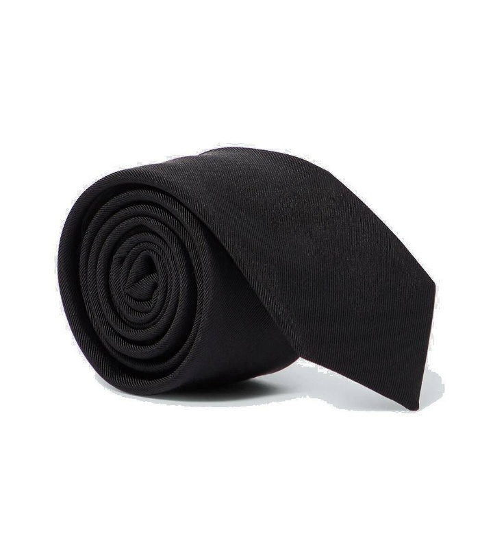 Photo: Saint Laurent Wool-blend tie