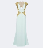 Costarellos Embroidered gown