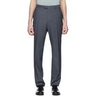 Boss Blue Wool Leenon1 Trousers