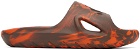 adidas Originals Orange & Brown Adicane Slides