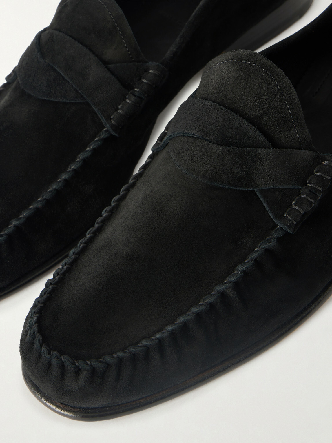 TOM FORD - Ripley Suede Loafers - Black