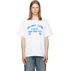 Helmut Lang White Varsity T-shirt
