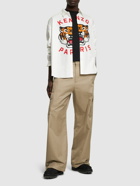 KENZO PARIS - Tiger Print Cotton Poplin Shirt