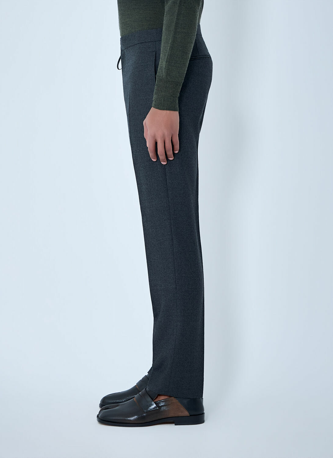 Maison Margiela Drawstring Wool Pants Maison Margiela