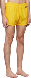 Moschino Yellow Smile Swim Shorts
