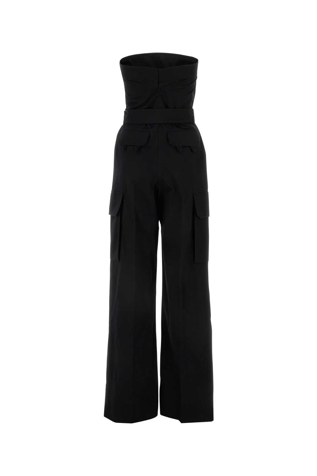 Saint Laurent Black Drill Jumpsuit