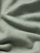 Mr P. - Cold-Dyed Organic Cotton-Jersey Sweatshirt - Green