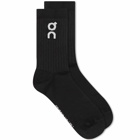 ON Men's Logo Sock - 3 Pack in Black