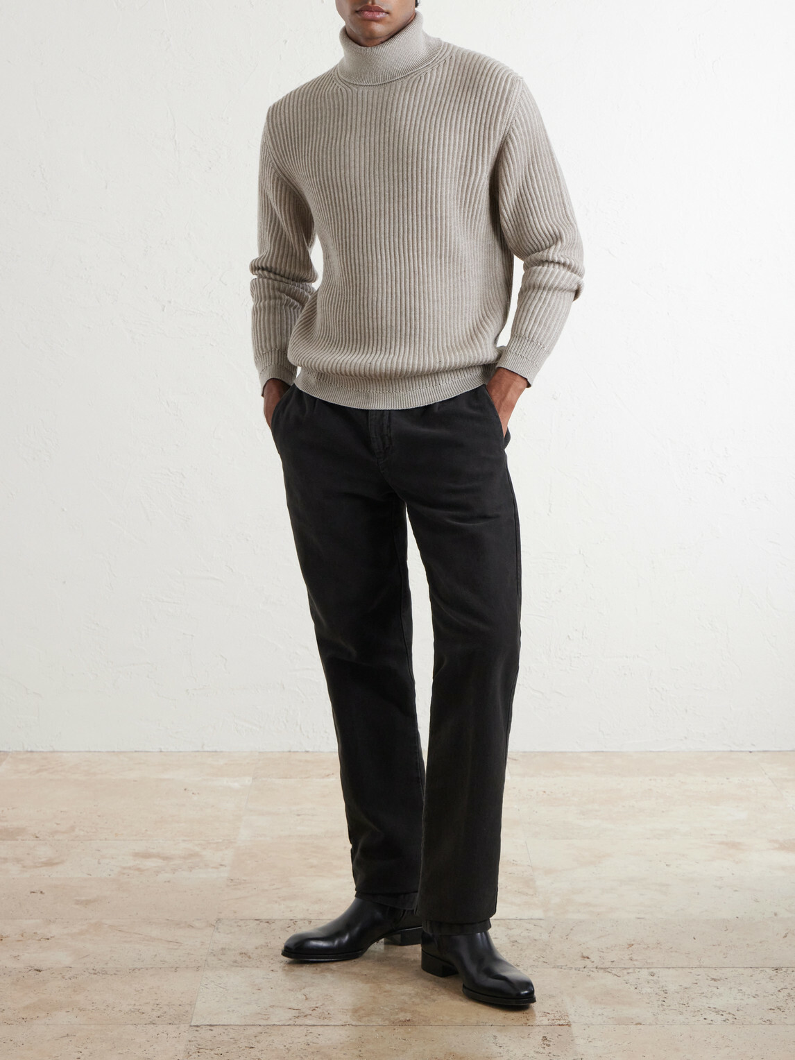 Massimo Alba - Ionio2 Straight-Leg Cotton Trousers - Brown