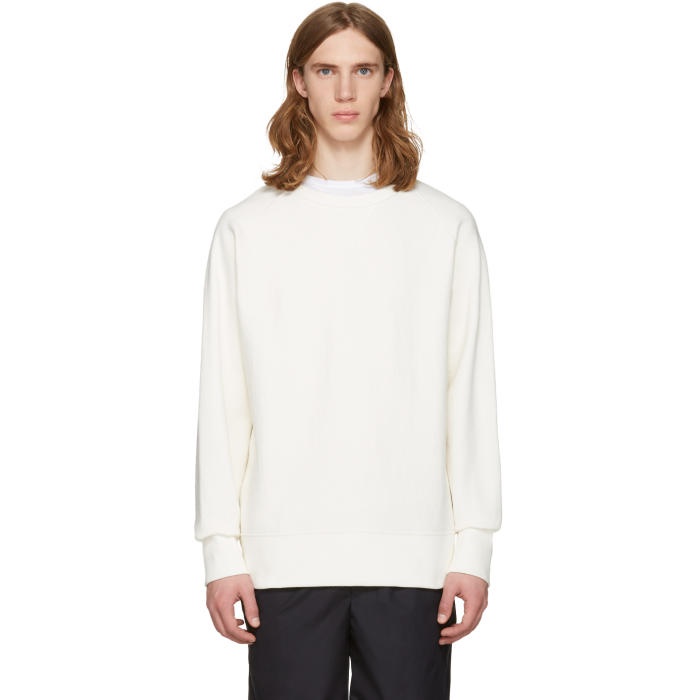Photo: Rag and Bone Off-White Racer Pullover