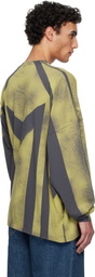 Magliano Green & Gray Phantom Twisted Long Sleeve T-shirt
