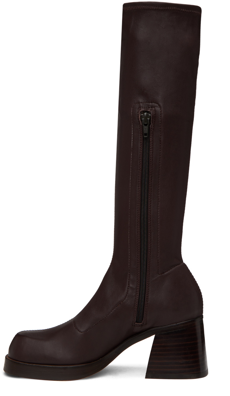 Miista Brown Hedy Boots MIISTA