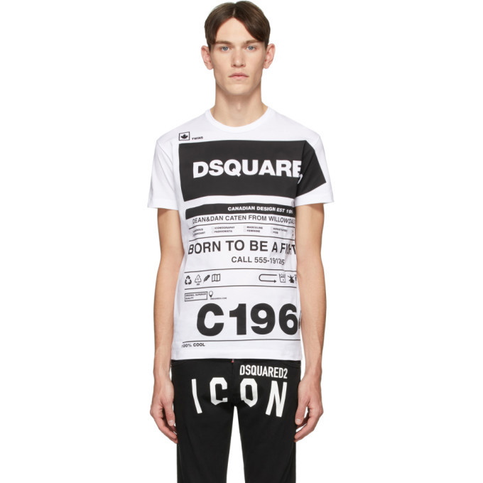 Photo: Dsquared2 White Cool Fit T-Shirt